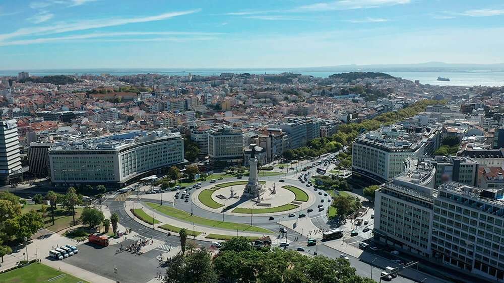 Avenida da Liberdade in Lissabon