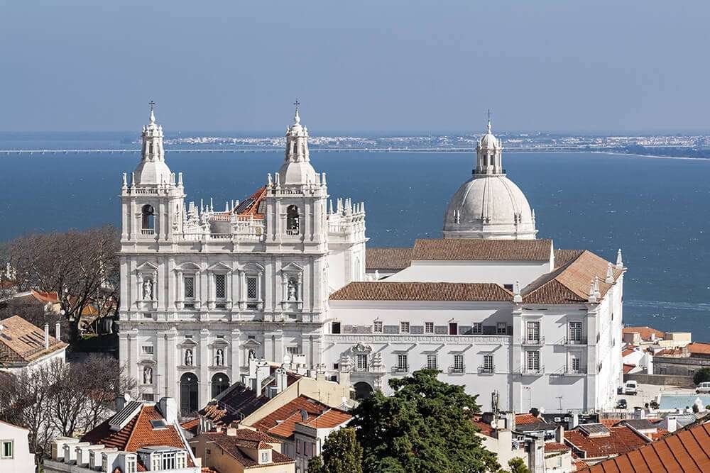 Kirche São Vicente de Fora in Lissabon in Portugal