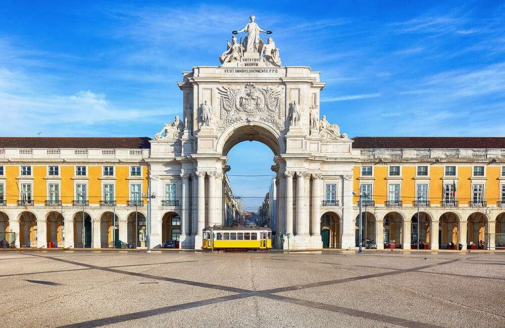 Arc de la Rua Augusta à Lisbonne